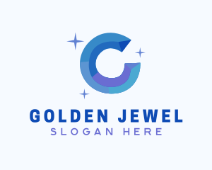 Treasure - Shiny Gem Letter C logo design