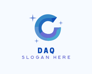 Clean - Shiny Gem Letter C logo design
