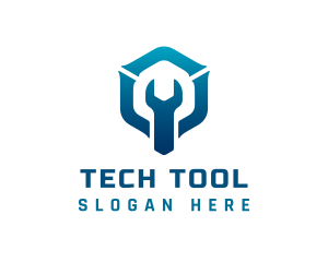 Tool - Plumbing Wrench Tool logo design