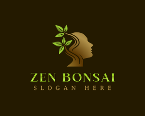 Human Wellness Bonsai logo design