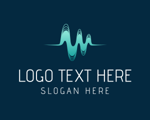 Line - Vital Sign Wave Line logo design