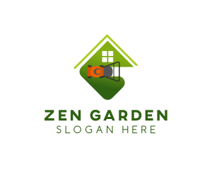 Lawn Mower Yard Landscaping  logo design