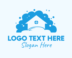 Clean - Cleaning Car House Service logo design