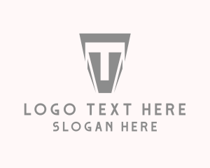 Letter T - Structure Contractor Engineer logo design