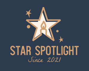 Talent Show - Star Candle Light logo design