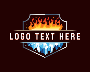 Hvac - Fire Ice HVAC logo design