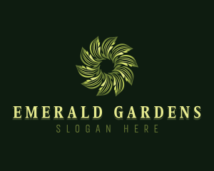 Botanical Gardening Wellness logo design