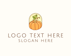 Pumpkin - Pumpkin Vegetable Harvest logo design