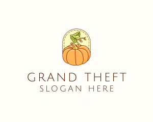 Pumpkin Vegetable Harvest Logo