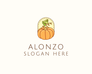 Pumpkin Vegetable Harvest logo design