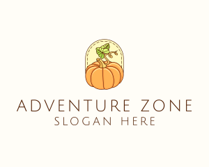 Pumpkin Vegetable Harvest logo design