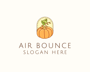 Pumpkin Vegetable Harvest logo design