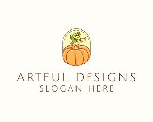 Illustration - Pumpkin Vegetable Harvest logo design