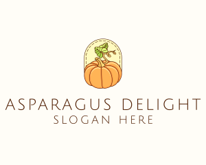 Pumpkin Vegetable Harvest logo design