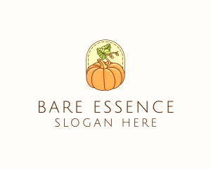 Pumpkin Vegetable Harvest logo design