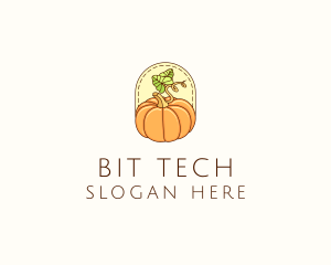 Pumpkin Vegetable Harvest logo design