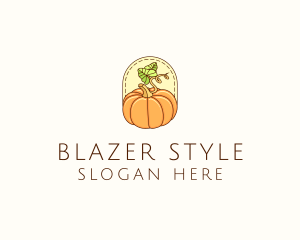 Pumpkin Vegetable Harvest logo design