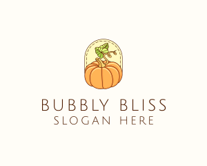 Pumpkin Vegetable Harvest logo design