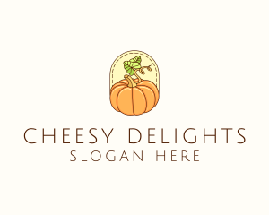 Pumpkin Vegetable Harvest logo design