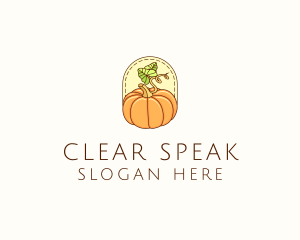 Pumpkin Vegetable Harvest logo design