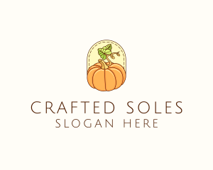 Pumpkin Vegetable Harvest logo design