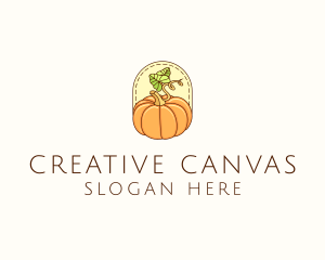 Illustration - Pumpkin Vegetable Harvest logo design