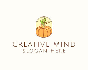 Pumpkin Vegetable Harvest logo design