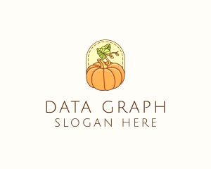 Pumpkin Vegetable Harvest logo design