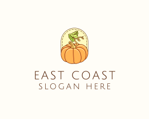 Pumpkin Vegetable Harvest logo design