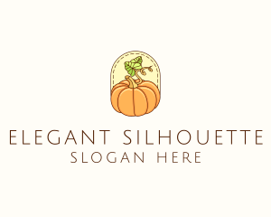 Pumpkin Vegetable Harvest logo design