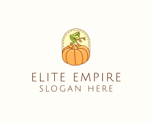 Pumpkin Vegetable Harvest logo design