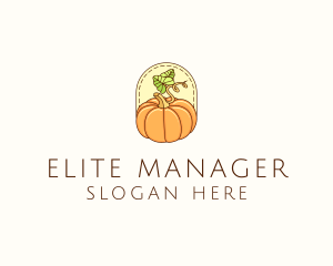 Pumpkin Vegetable Harvest logo design