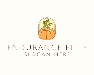 Pumpkin Vegetable Harvest logo design