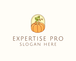 Pumpkin Vegetable Harvest logo design