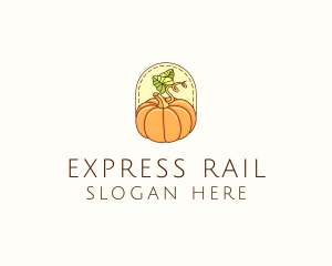 Pumpkin Vegetable Harvest logo design