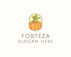 Pumpkin Vegetable Harvest logo design