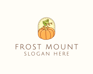 Pumpkin Vegetable Harvest logo design