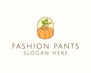 Pumpkin Vegetable Harvest logo design