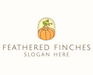 Pumpkin Vegetable Harvest logo design