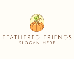 Pumpkin Vegetable Harvest logo design