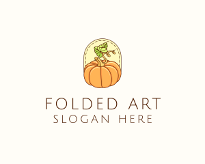 Pumpkin Vegetable Harvest logo design