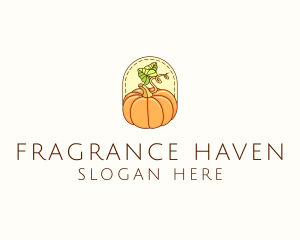 Pumpkin Vegetable Harvest logo design