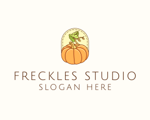 Pumpkin Vegetable Harvest logo design