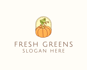 Vegetable - Pumpkin Vegetable Harvest logo design