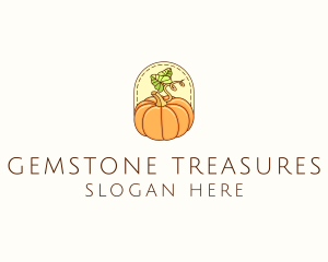 Pumpkin Vegetable Harvest logo design