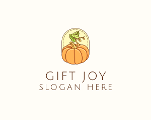 Pumpkin Vegetable Harvest logo design