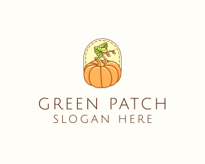 Patch - Pumpkin Vegetable Harvest logo design