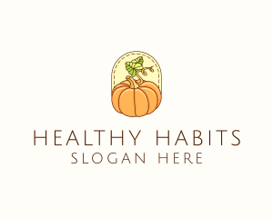 Pumpkin Vegetable Harvest logo design