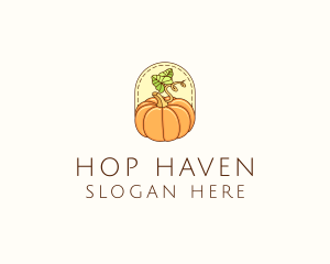 Pumpkin Vegetable Harvest logo design