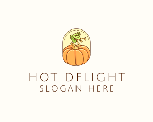 Pumpkin Vegetable Harvest logo design